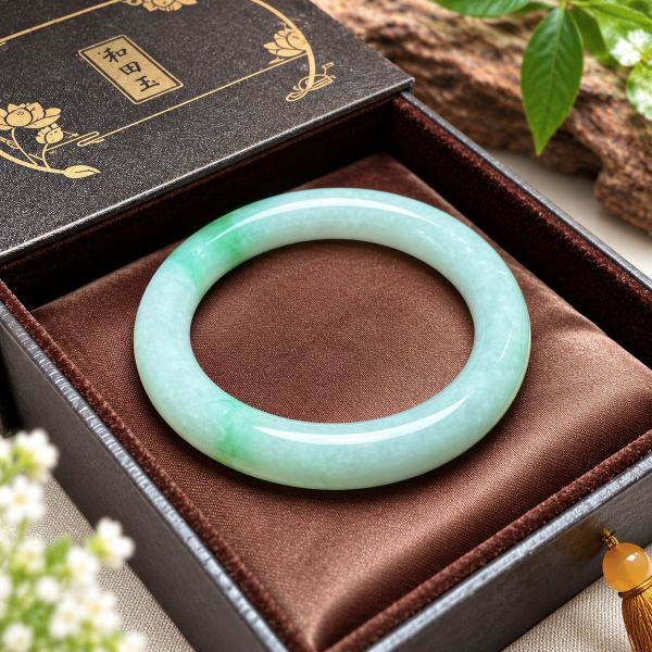 Vòng tay cẩm thạch bản liền