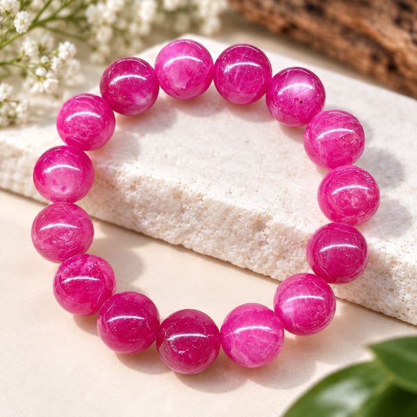 Vòng tay hạt đá Ruby