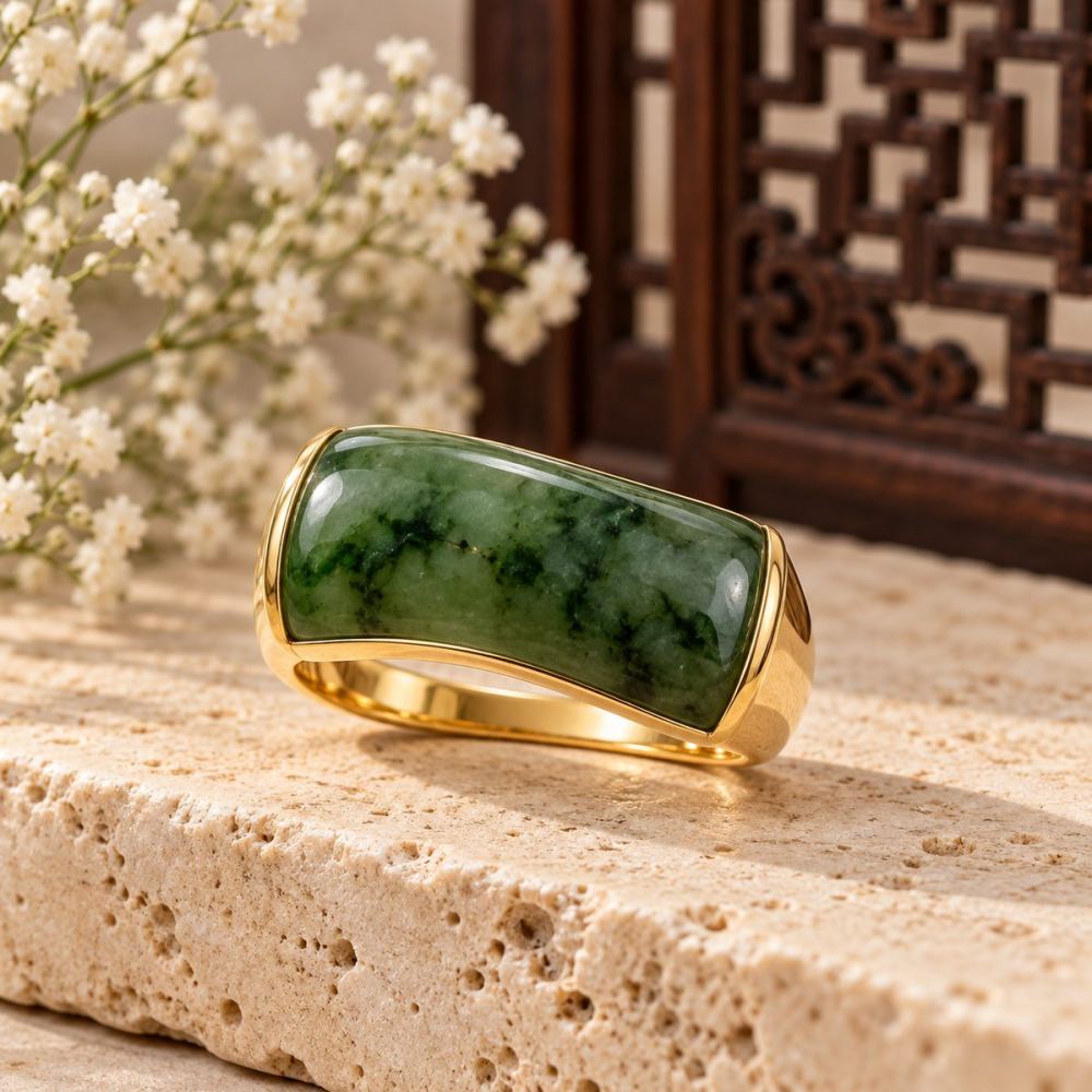 Nhẫn Yên Ngựa Ngọc Bích