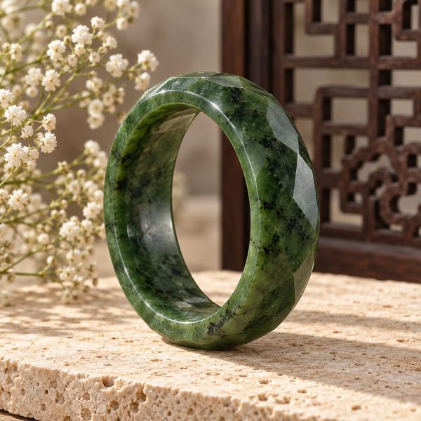 Vòng Bản Liền Ngọc Bích Mài Giác